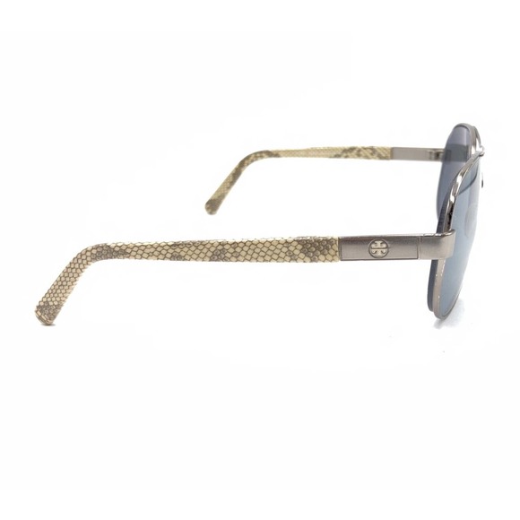 Tory Burch TY6010 103/T5 Aviator Snake Tan Brown Sunglasses Frames 57-14 135 - Picture 4 of 12